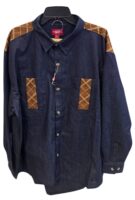 STACY ADAMS DENIM SUEDE TRIM SET